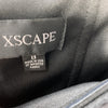 Xscape Women's Off-The-Shoulder Scuba Crepe Evening Cocktail Dress Size 8 Black