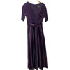 Alex Evenings Women's Short Sleeve Ballgown Evening Formal Dress V-neck Size 12P