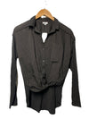 Splendid Women's Paige Shirt Long Sleeve Collared RF0W780 Casual Size XS Black