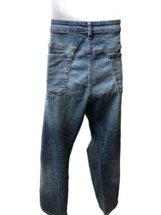 BUFFALO David Bitton Men's 42/30 Ash Slim-Fit Jeans Pants Veined And Crinkled