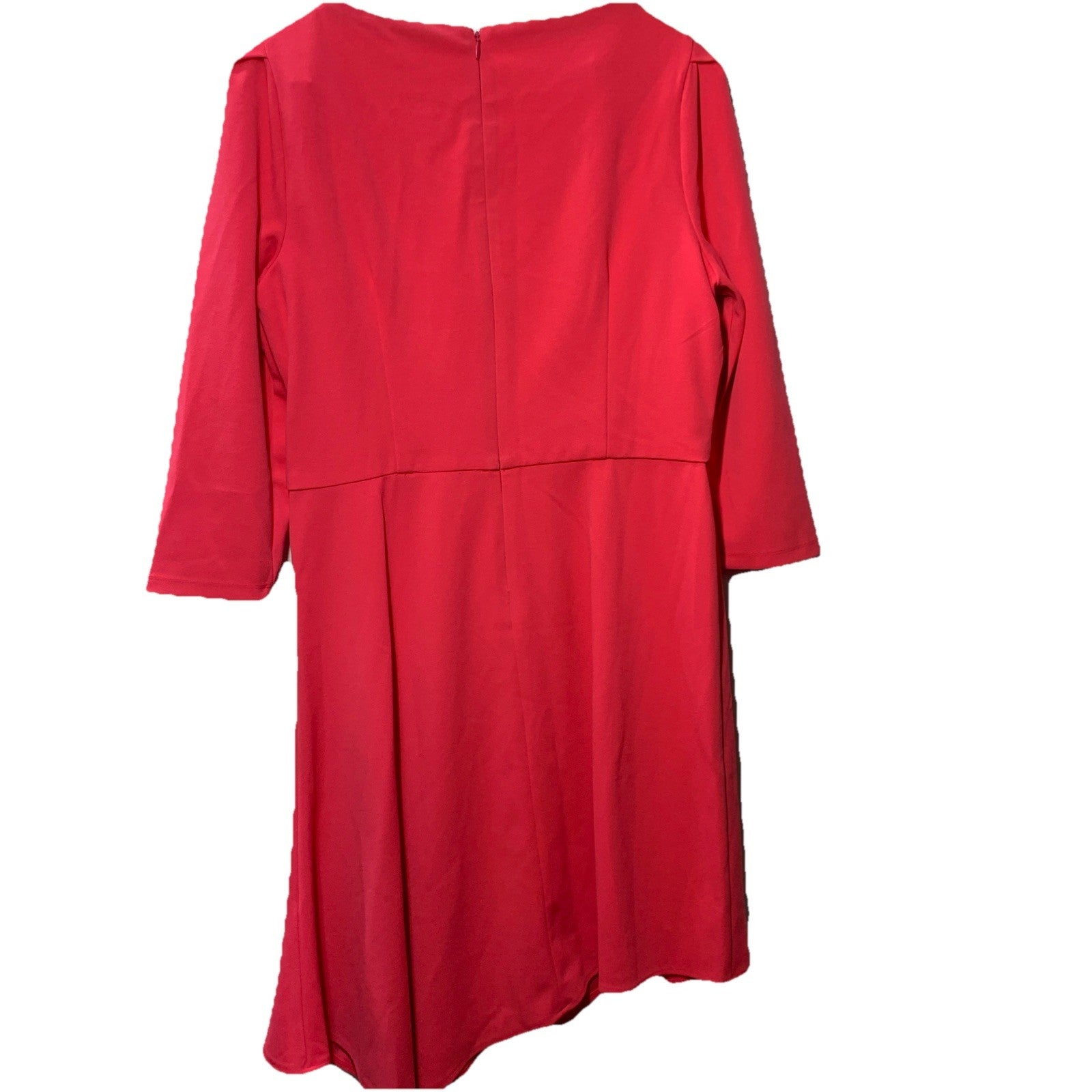 DONNA MORGAN Women's Stretch Formal Evening Casual Dress 3/4 Sleeve Size 14