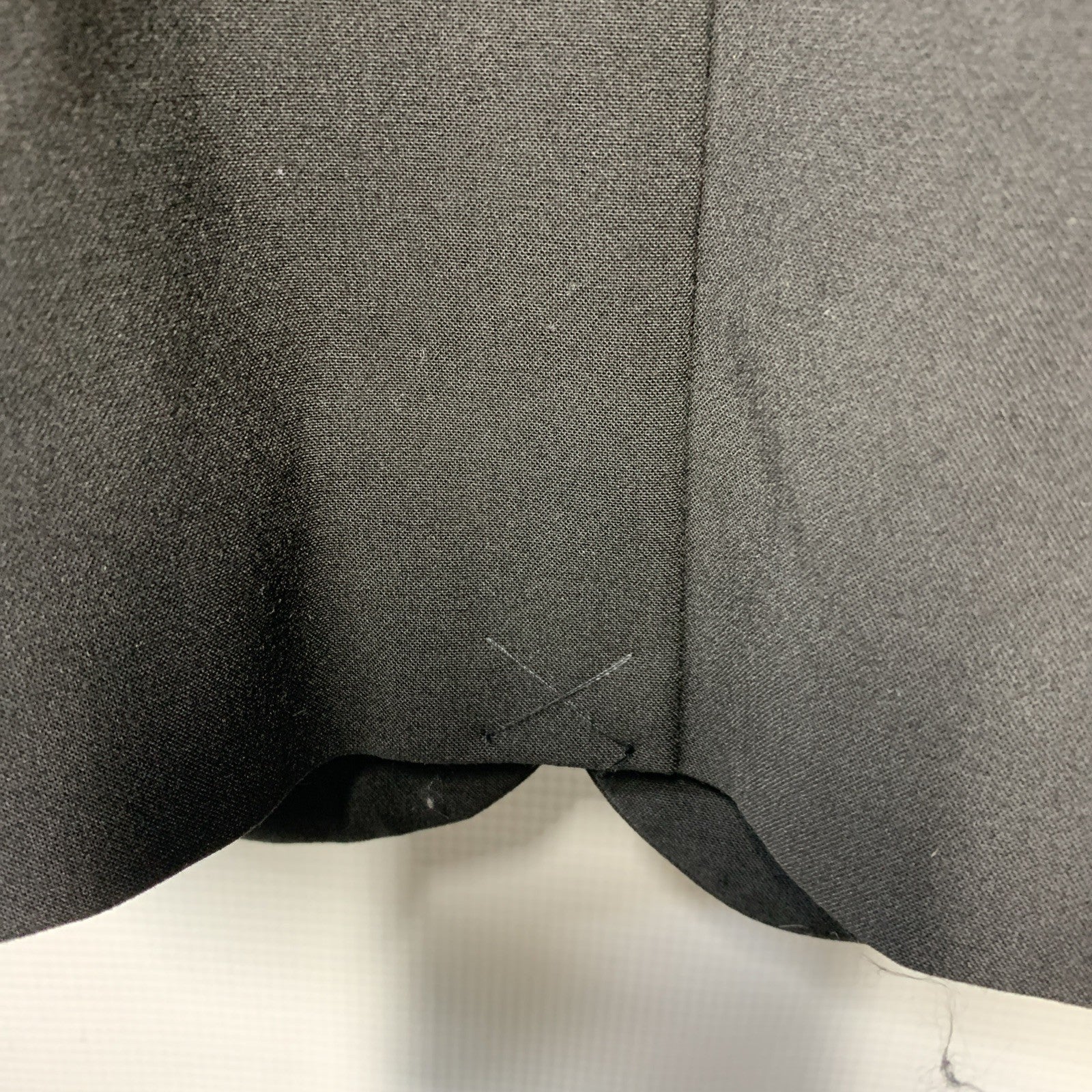 Calvin Klein Women's Two Button Lux Suit Blazer Black 12 Petite Long Sleeve