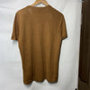 JOHN VARVATOS Linen Faded Peace Symbol Graphic Tee Shirt Mens Short Sleeve Small