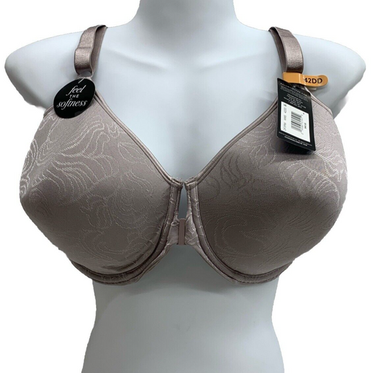 Bali Shaping Bra Comfort Revolution Front Close Smoothing Underwire Womens 42DD
