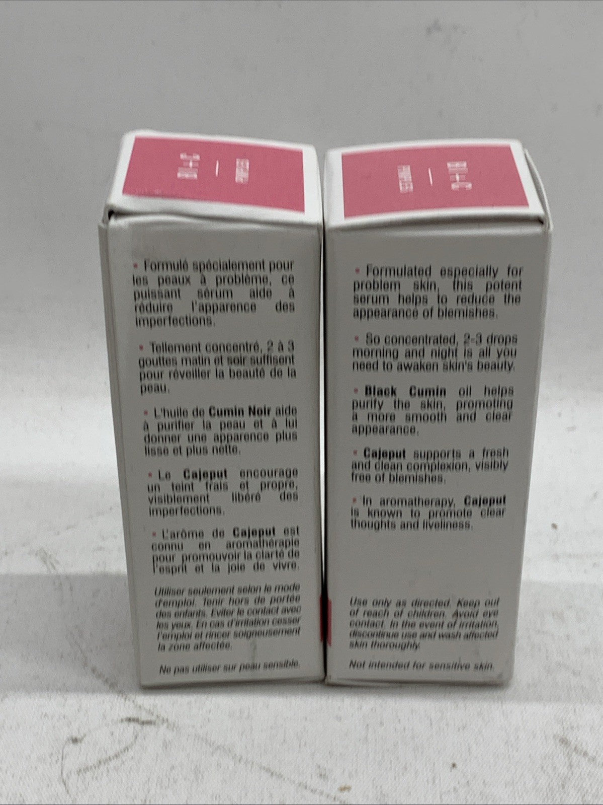 Odacite Face Serum & Acne Mask Pore Cleanser Facial Oil Bl+C 0.17 fl oz Lot Of 2
