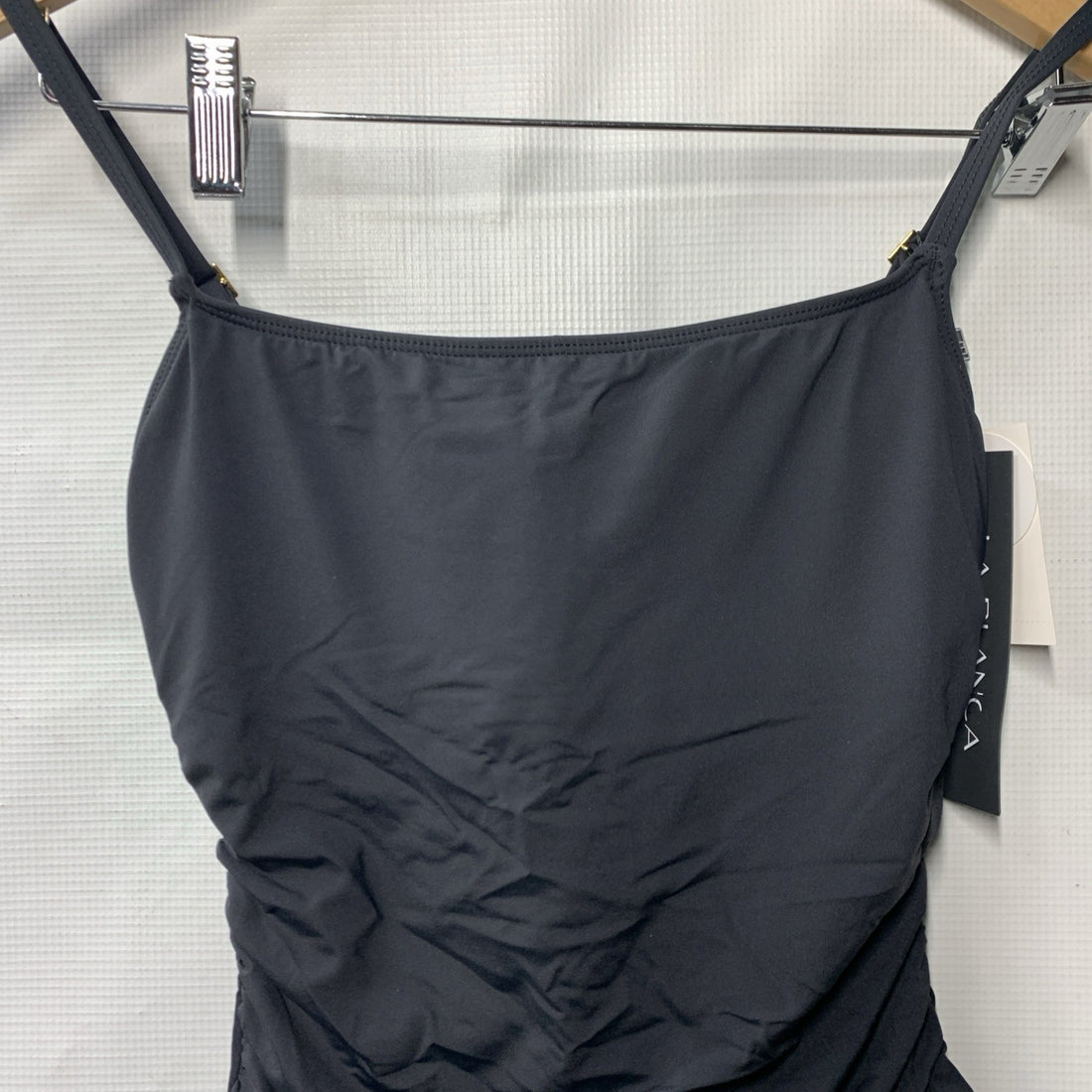 La Blanca Women's Standard Island Goddess Lingerie One Piece Swimsuit, Black, 6