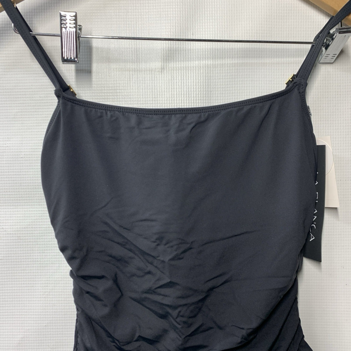 La Blanca Women's Standard Island Goddess Lingerie One Piece Swimsuit, Black, 6