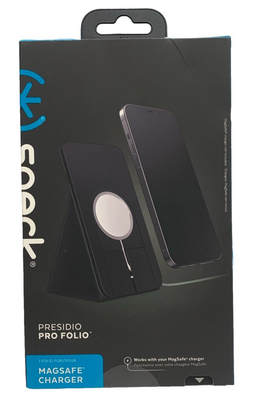 Speck Presidio Pro Folio Case and Stand For MagSafe Charger Slim and portable