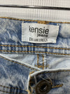 kensie Jeans Women's The Mila Retro Luxe High-Rise Relaxed Straight Pants 8/29