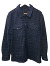 Billabong Mens Classic Long Sleeve Flannel Shirt M Collared Classic Chest Pocket