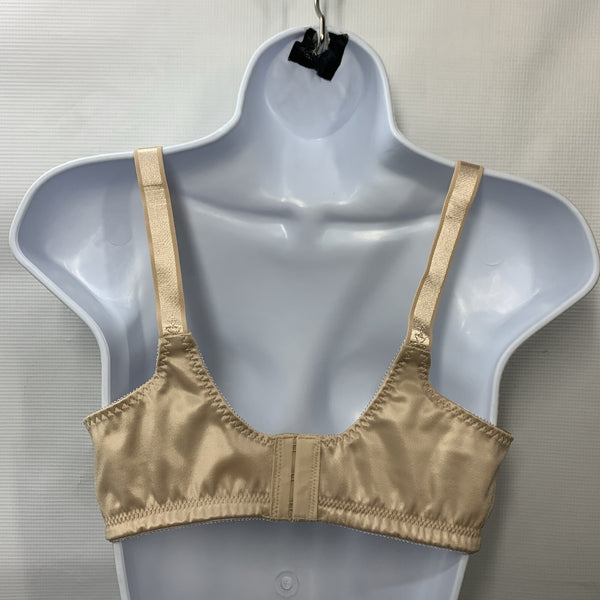 Bali Double SupportÂ® Wirefree Bra Size 36C Light Support V-neck Opaque Beige