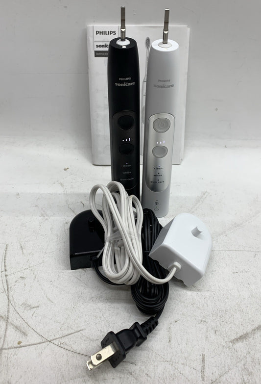 Philips Sonicare PerfectClean Rechargeable Electric Toothbrush FOR PART LOT OF 2