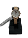 Nine West Rose Gold Wrist Watch Women's Stainless Steel Back Analog - 2228SVRG
