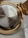 Nine West Rose Gold Wrist Watch Women's Stainless Steel Back Analog - 2228SVRG