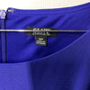 S.L. Fashions Womens Long Length Ruched Waist Formal Evening Dress Size 14P Blue