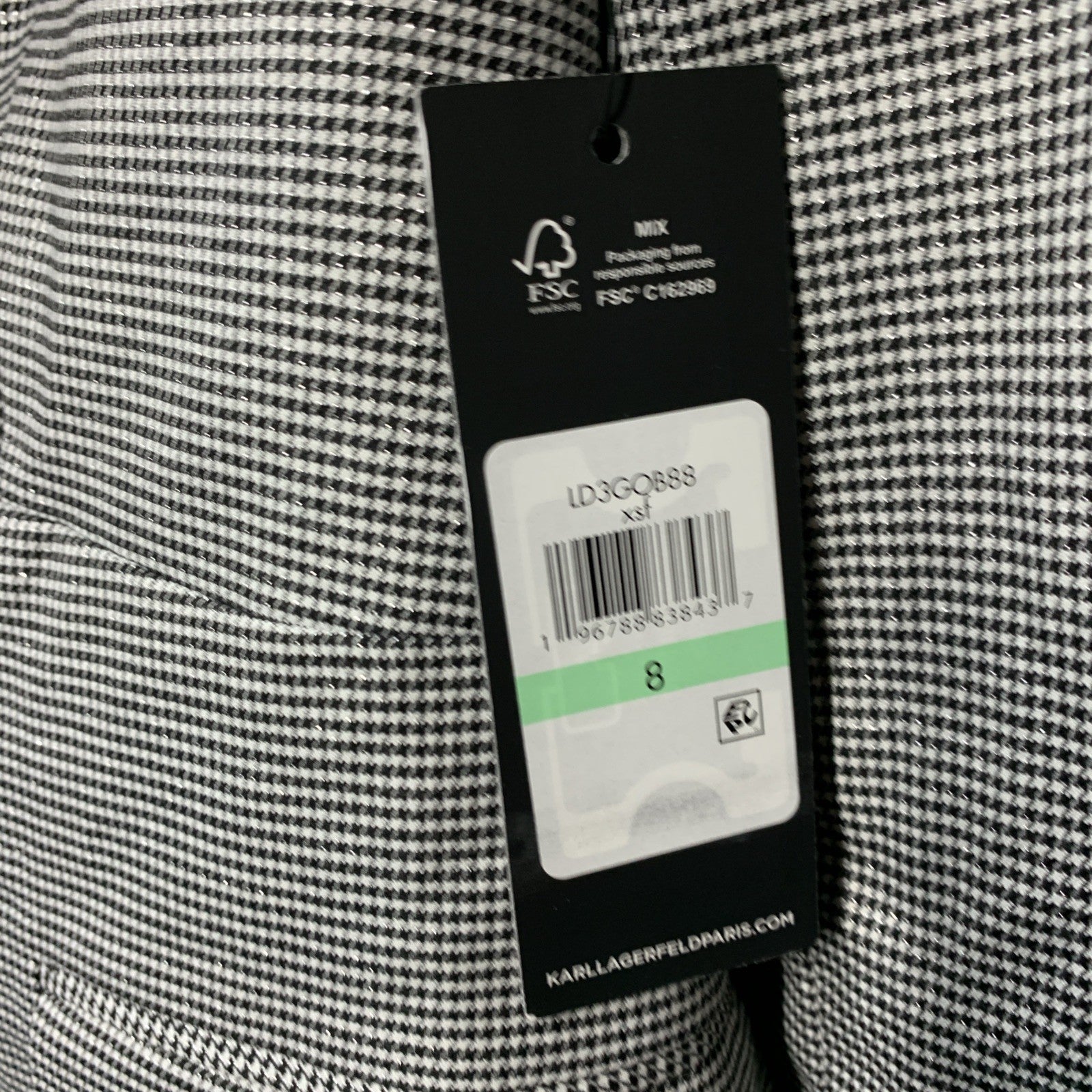 Karl Lagerfeld Paris Women's Blazer Dress Long Sleeve with Pockets - Size 8
