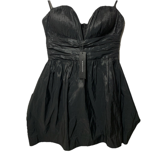 BCBGMAXAZRIA Women’s Maxazria Black Mini Strapless Ruched Evening Dress Size 6