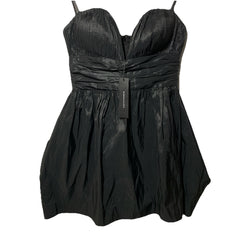 BCBGMAXAZRIA Women’s Maxazria Black Mini Strapless Ruched Evening Dress Size 6