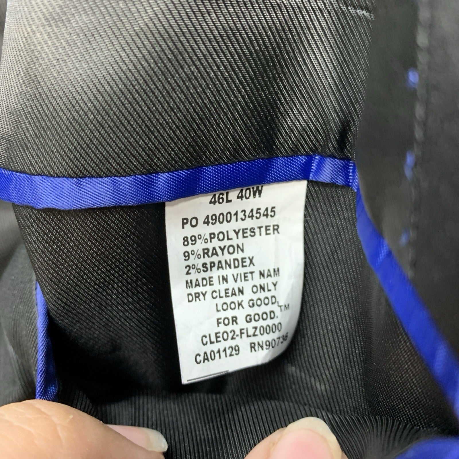 Kenneth Techni-Cole Reaction Men's Ready Flex Jacket 46L 40W 29454006-006 Black