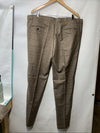 Kudoro Men's Suits Check Plaid Suits Tuxedo Jacket Vest Pants Size XL - 3 Piece
