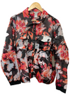 MULTIPLES Women's Cuffed Long Sleeve 2-Pocket Snap Front Lined Jacket Size XL