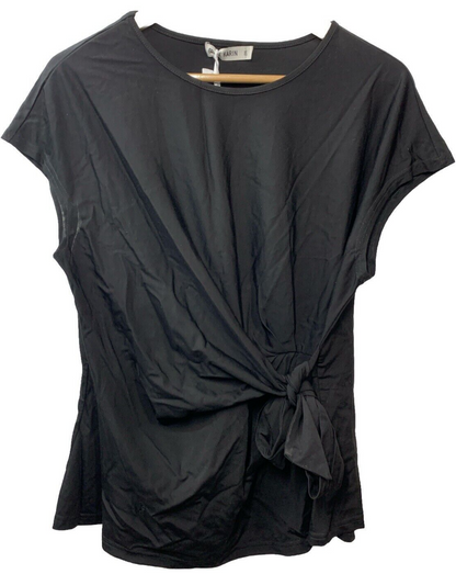 GRACE KARIN Womens Cap Sleeve Tops 2025 Summer Tie Waist Crew Size 2XL Black