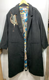 TEREA Women's Nicolette Belted Trench Coat 5XL Black Light-weight with Pockets