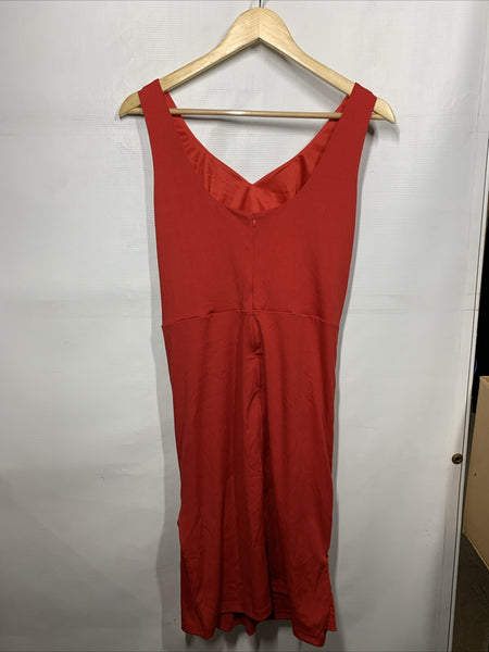 GRACE KARIN Sleeveless V-Neck Ruched Bodycon Wrap Pencil Dress Size L Sleeveless