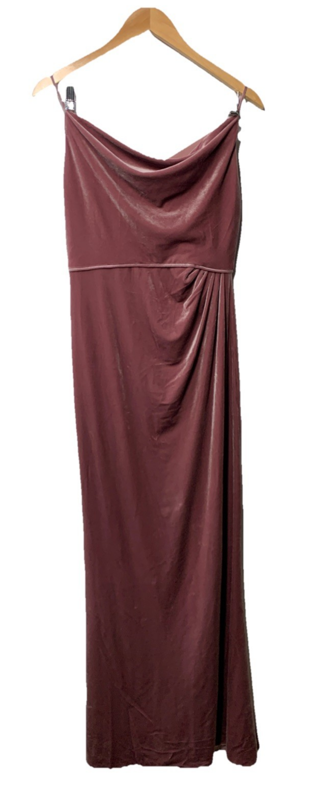 Adrianna Papell Cowl Neck Gown Special Occasion Dress Party Elegant Party Size 4