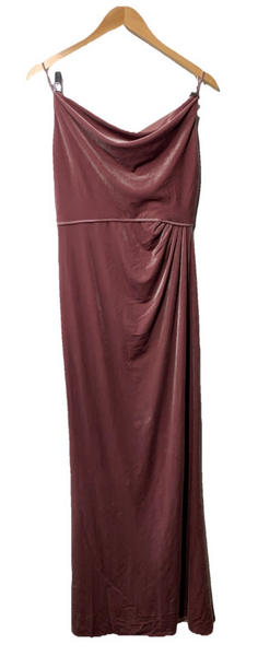 Adrianna Papell Cowl Neck Gown Special Occasion Dress Party Elegant Party Size 4