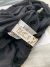 Becca 851057A Twist One-Piece Swimsuit Black Size Small Swimwear Removable Cups