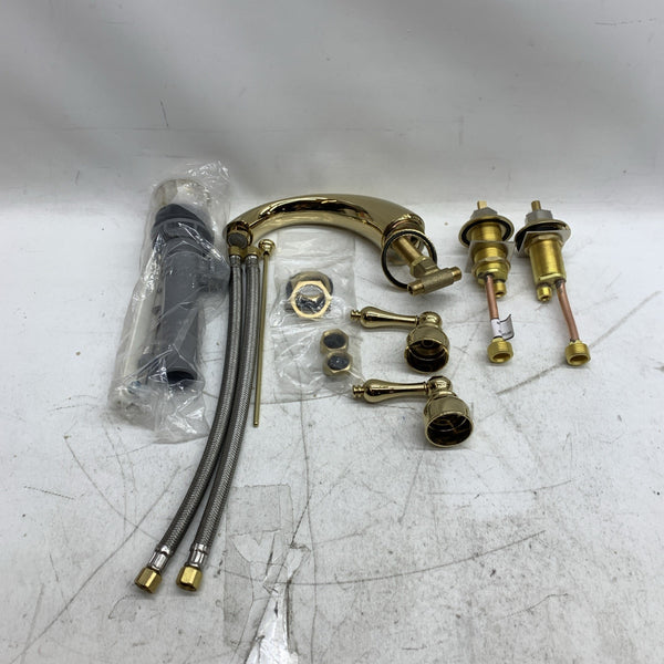Kingston Brass KB972AL Victorian Widespread Lavatory Faucet w/Metal lever handle