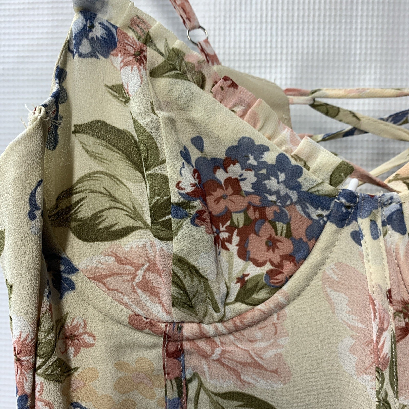 Petal & Pup Women's Mito Floral Tiered Corset Gown Cocktail Party Sleeveless S