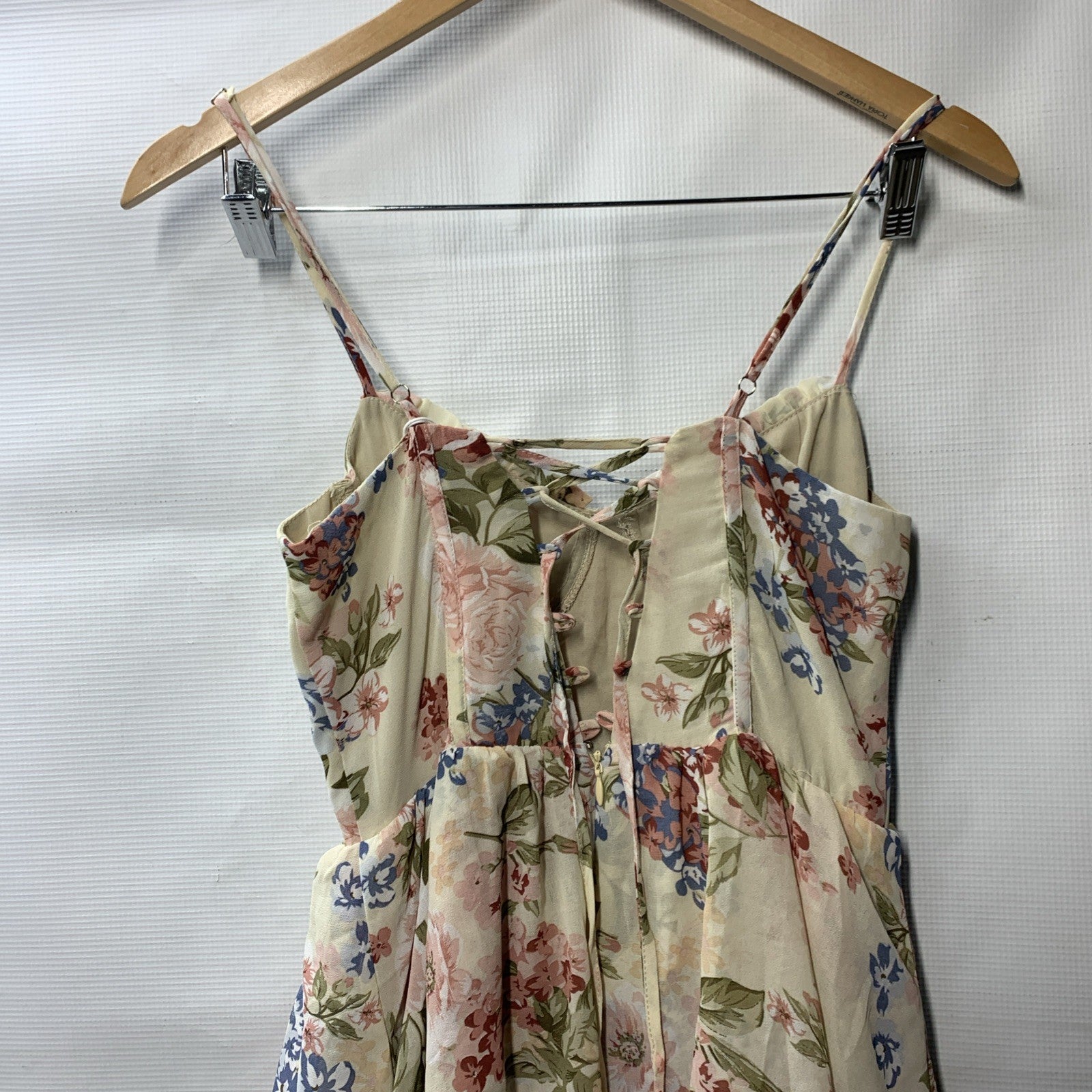 Petal & Pup Women's Mito Floral Tiered Corset Gown Cocktail Party Sleeveless S