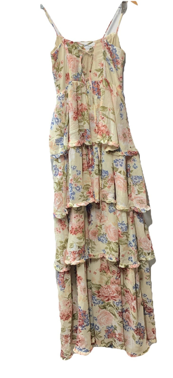 Petal & Pup Women's Mito Floral Tiered Corset Gown Cocktail Party Sleeveless S