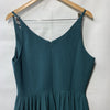 Dress The Population Alicia Mixed-Media Midi Dress V-neck Sleeveless Size XL