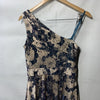 Betsy & Adam Women's One-Shoulder Elegant Cocktail Gown Dress Sleeveless Size 8