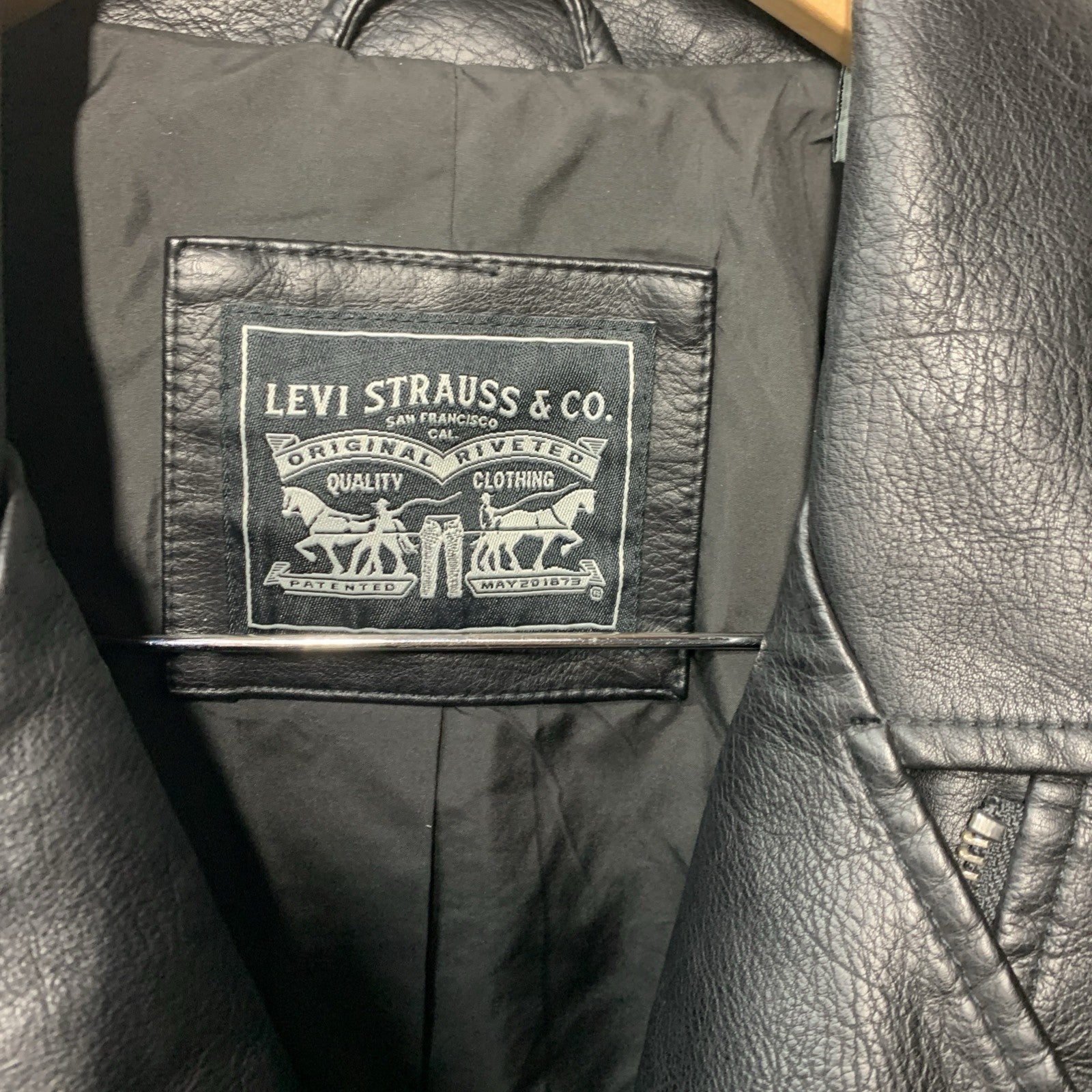 Levi's Ladies' Black Long Sleeve Size Medium Motorcycle Ride Jacket with Pockets