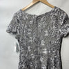 Alex Evenings Women's Rosette Dress Short Sleeves Elegant Formal Party Size 10P