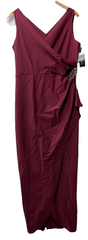 Alex Evenings Sleeveless V-Neck Gown Dress Sleeveless Party Cocktail Size 14