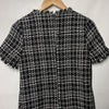 LIKELY Women's Demre Mini Dress Tweed Short Sleeve Cocktail Party Night Size 0