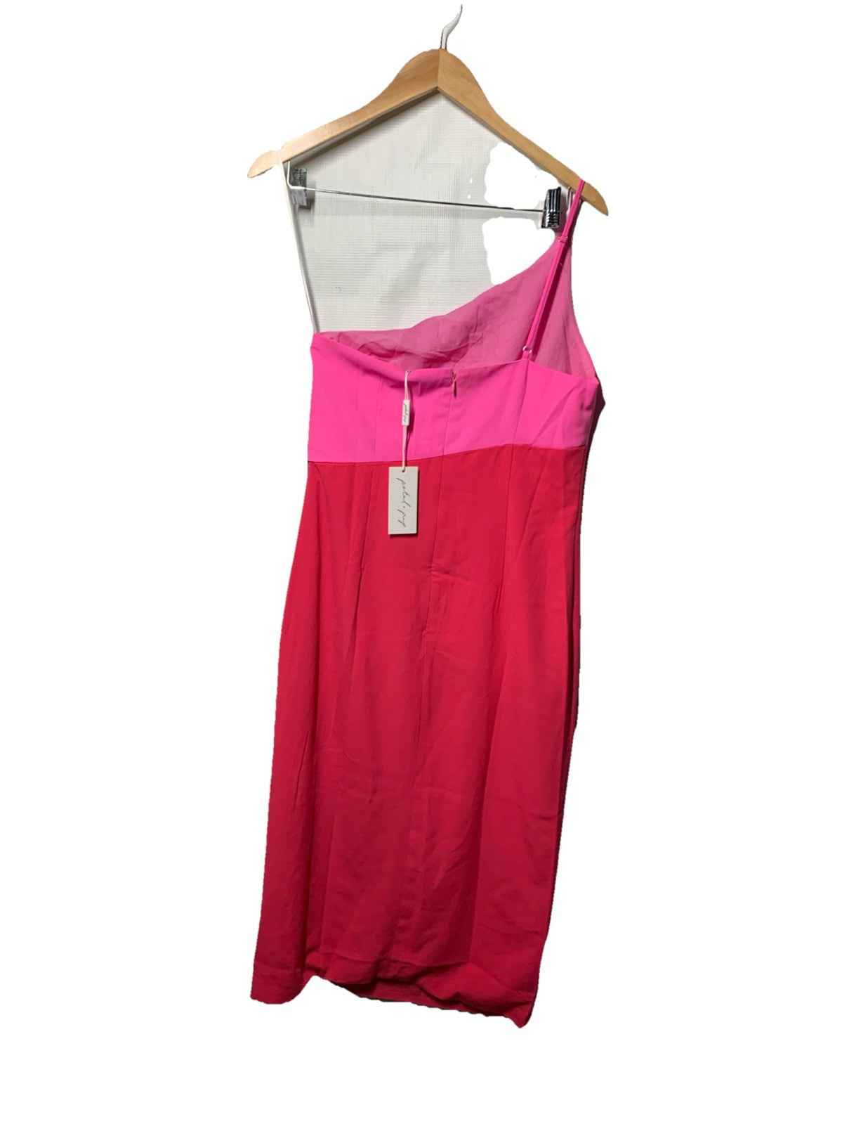 Petal and Pup Two-Toned Xiomar One-Shoulder Midi Party Dress Size 8 Sleevelesss