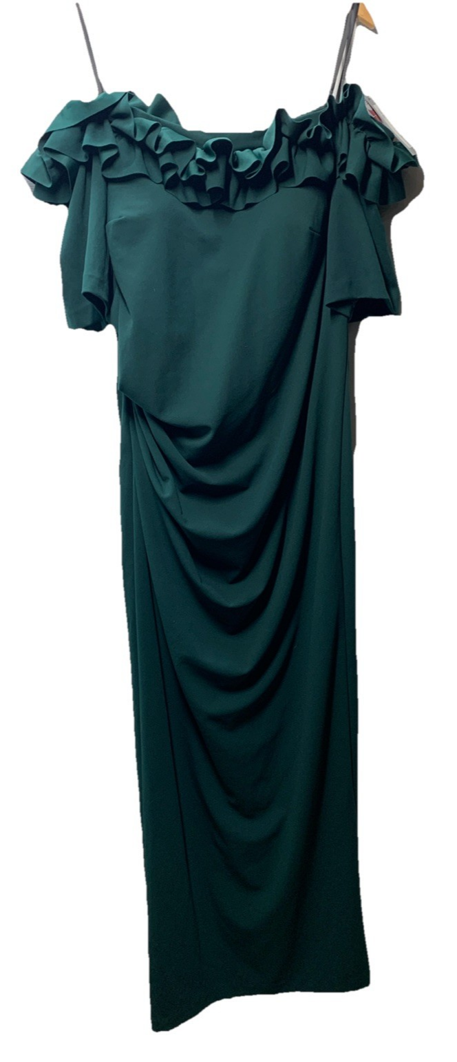 Xscape Women's Long Off The Shoulder Scuba Crepe Dress Cocktail Party - Size 18W