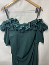 Xscape Women's Long Off The Shoulder Scuba Crepe Dress Cocktail Party - Size 18W