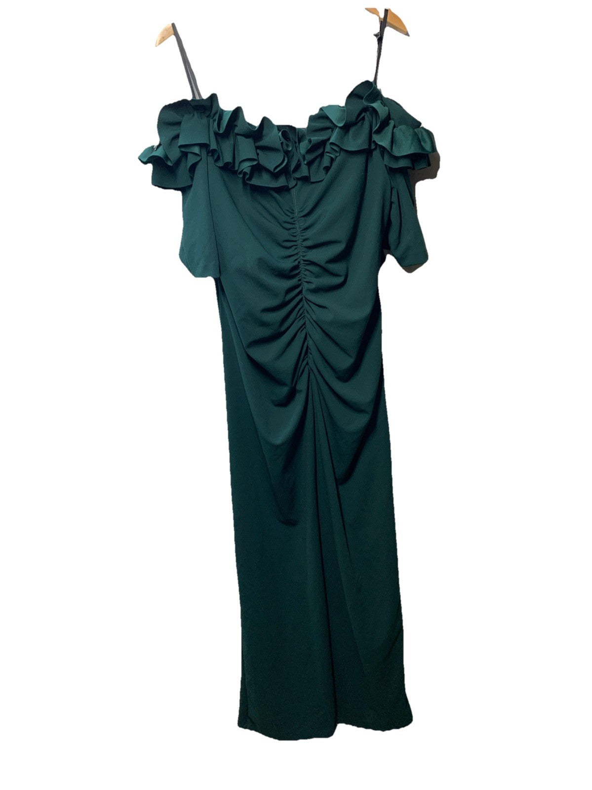 Xscape Women's Long Off The Shoulder Scuba Crepe Dress Cocktail Party - Size 18W