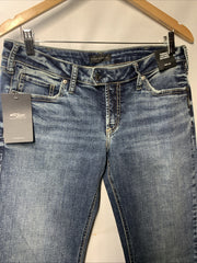 Silver Jeans Womens Tuesday Universal Fit Low Rise Jean Pant with Pocket 33x33