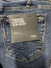 Silver Jeans Womens Tuesday Universal Fit Low Rise Jean Pant with Pocket 33x33