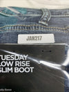 Silver Jeans Womens Tuesday Universal Fit Low Rise Jean Pant with Pocket 33x33