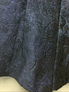 Alex Evenings Womens 3/4 Sleeve Portrait Collar Stretch Jacquard Blouse Size M
