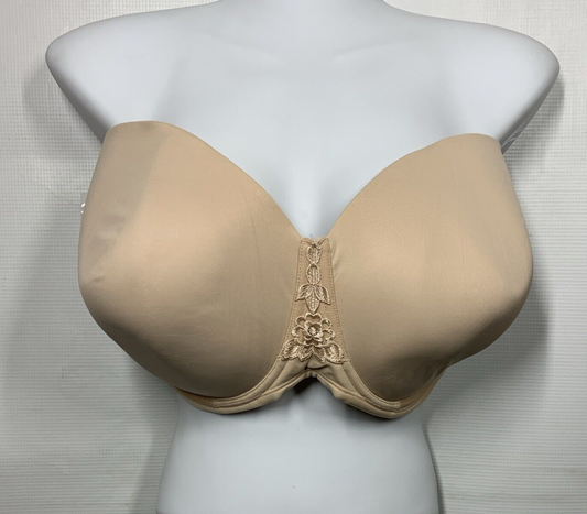 Vanity Fair Beauty Back Underwire Smoothing Convertible Strapless Bra 42DDD Nude